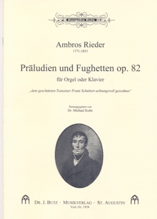 Prludien und Fughetten op.82 fr Orgel (Klavier)