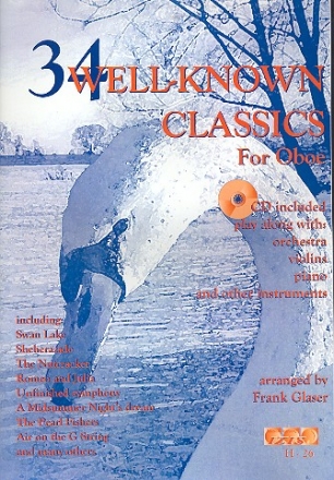 34 wellknown classics (+CD)  for oboe