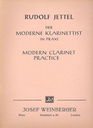 17 Studien Band 3 (Nr.13-17) fr 3 Klarinetten,  Partitur und Stimmen Der moderne Klarinettist Band 3