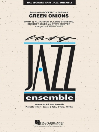 Green onions: for easy Jazz ensemble score and parts