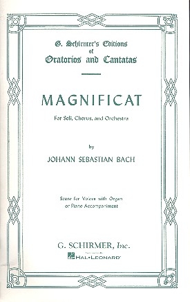 Magnificat D-Dur (en/lat) for soloists, mixed chorus and orchestra vocal score