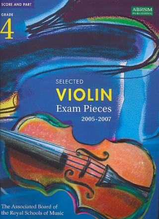 Selected Violin Exam Pieces Grade 4 (2005-2007) for violin and piano