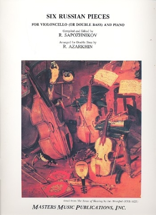 6 Russian Pieces  for cello (double bass) and piano