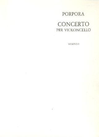 Konzert a-Moll fr Violoncello, 2 Violinen und Bc Violine 1