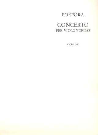 Konzert a Moll fr Violoncello, 2 Violinen und Bc Violine 2