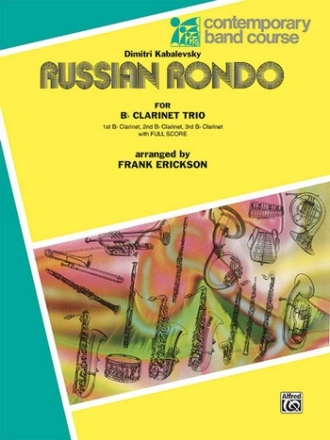 Russian Rondo for 3 calrinets score and parts