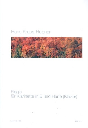 Elegie fr Klarinette und Harfe (Klavier)