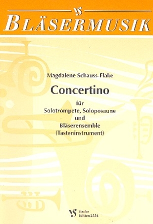 Concertino fr Trompete, Posaune und Blechblser (Tasteninstrument) Partitur (= Klavierauszug)