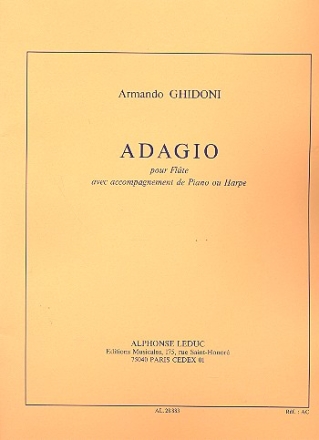 Adagio pour flute et piano (harpe)
