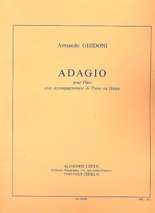 Adagio pour flute et piano (harpe)