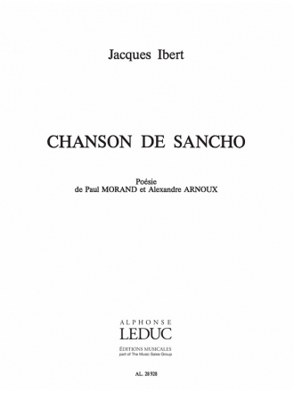 Chanson de Sancho pour chant et piano