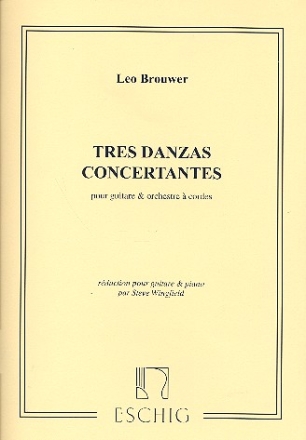 3 danzas concertantes pour guitare et orchestre a cordes pour guitare et piano