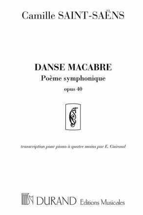 Danse macabre op.40 pour piano a 4 mains