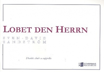 Lobet den Herrn fr gem Chor a cappella