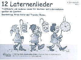 12 Laternenlieder fr 4-stimmiges Blser-Ensemble 1. Stimme in C (Flte)