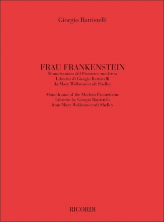 Frau Frankenstein monodramma partitura