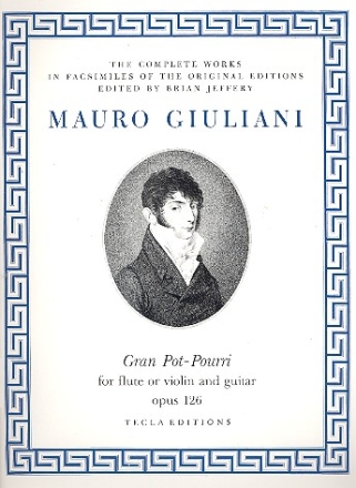 Gran Pot-Pourri op.126 for flute (violin) and guitar