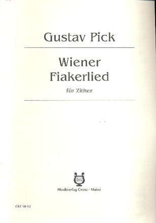 Wiener Fiakerlied fr Zither