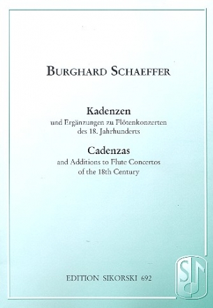 Kadenzen und Ergänzungen zu Flötenkonzerten des 18. Jahrhunderts 