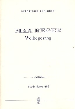 Weihegesang fr Alt solo, Chor und Blser Studienpartitur