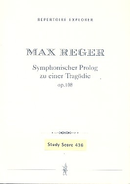 Sinfonischer Prolog zu einer Tragdie op.108 fr Orchester Partitur