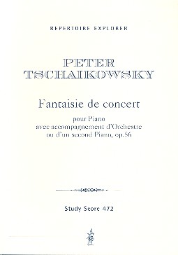 Fantaisie de concert op.56 fr Klavier und Orchester Studienpartitur