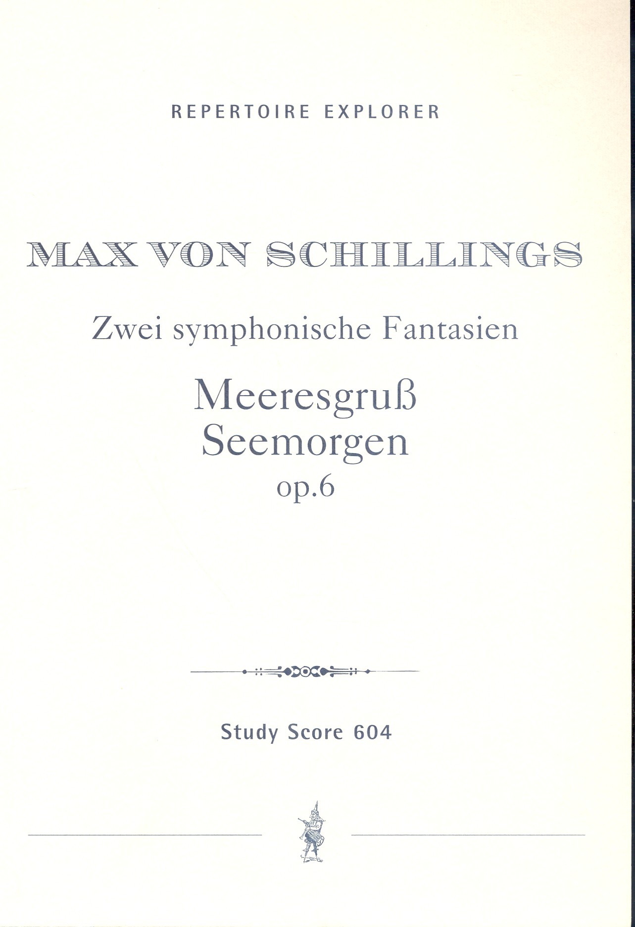 2 sinfonische Fantasien op.6 Meeresgru und Seemorgen fr Orchester,  Studienpartitur