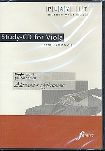 Elegie g-Moll op.44 fr Viola und Klavier Playalong-CD Famiro