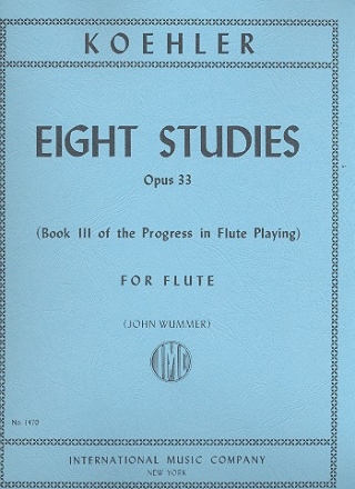 8 Etden op. 33 Band 3 fr Flte