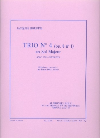 Trio sol majeur no.4 op.8,1 por 3 clarinettes partition et parties