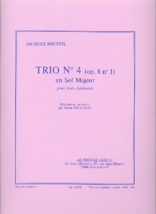 Trio sol majeur no.4 op.8,1 por 3 clarinettes partition et parties