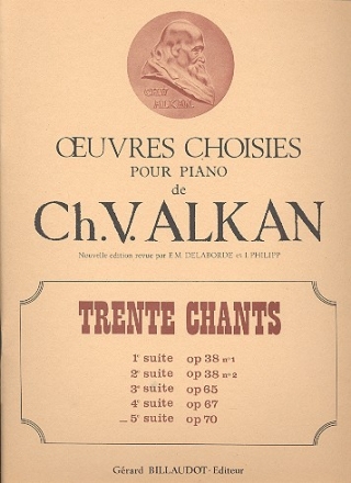 30 chants vol.5 6 chants op.70 pour piano