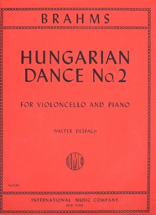 Ungarischer Tanz Nr.2 fr Violoncello und Klavier