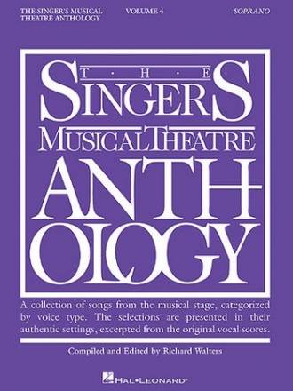 The Singer's Musical Theatre Anthology vol.4: for soprano and piano