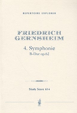 Sinfonie B-Dur Nr.4 op.62 fr Orchester Studienpartitur