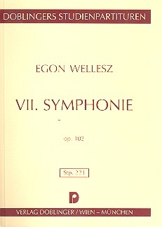 Sinfonie Nr.7 op.102 fr Orchester Studienpartitur