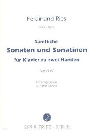 Smtliche Sonaten und Sonatinen Band 4 fr Klavier