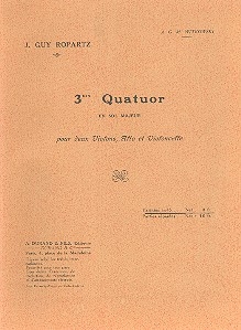 Streichquartett G-Dur Nr.3  Studienpartitur