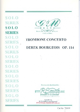 Trombone Concerto op.114 for trombone C (B) and piano score and parts