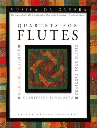 Quartets for flutes for 4 flutes score and parts Kovacs, Imre, Arr.