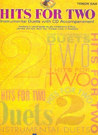 Hits for two (+CD): for 2 instruments tenor saxophone score