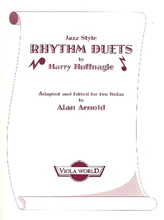 Jazz Style Rhythm Duets for 2 violas score