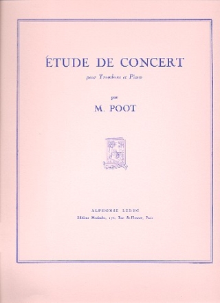 Etude de concert fr Posaune und Klavier