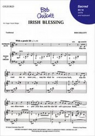 Irish Blessing for mixed chorus a cappella score