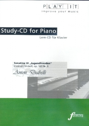 Sonatine d-Moll op.163,6  (Jugendfreuden) fr Klavier Playalong-CD