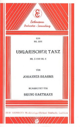 Ungarischer Tanz Nr.5 und Nr.6 fr Salonorchester Piano-Direktion und Stimmen