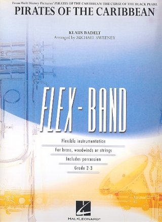 Pirates of the Carribean for flexible ensemble score and parts
