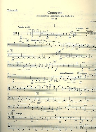 Konzert e-Moll op.85 fr Violoncello und Orchester Violoncello