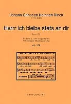 Herr ich bleibe stets and dir op.127 fr 4 Singstimmen (SATB) und Orgel ad lib. Partitur