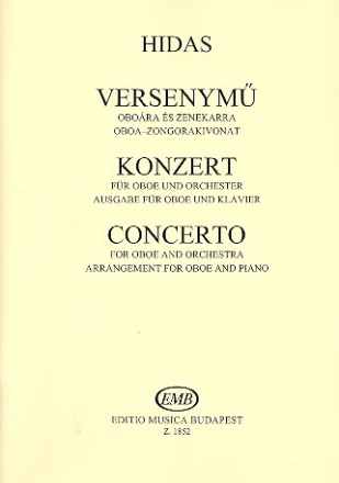 Concerto for oboe and orchestra for oboe and piano